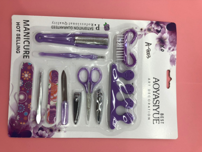 A-8003 beauty kit tool manicure care kit