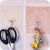513 Transparent Powerful behind-the-Door Viscose Hook Pattern Nail-Free Traceless Hook Wall Bathroom Ideas Sticky Hook Wholesale
