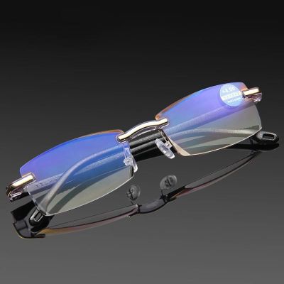 2020 new reading glasses dual-use male and female smart zoom anti-blue reading glasses manufacturers direct