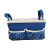 Thickened Fabric Storage Square Basket Compartment Classification Outside Pocket Storage Box