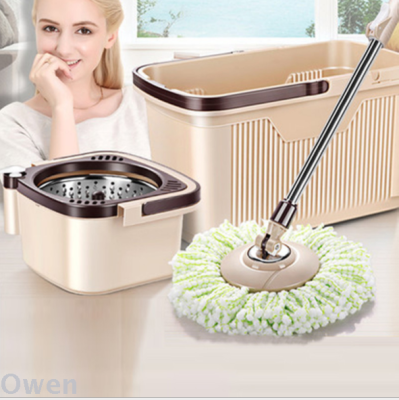 Household Mop Set Double Drive Rotating Hand Pressure Mop Mop Bucket Mop Mop Bucket One Piece Dropshipping