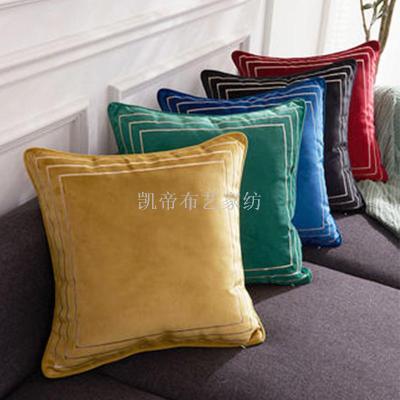 Chinese flannelette pillow case pillow cushion headstock manufacturers direct amazon hot style