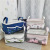Thickened Fabric Storage Square Basket Compartment Classification Outside Pocket Storage Box