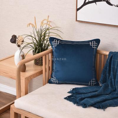 Chinese flannelette pillow case pillow pillow office cushion source manufacturer direct sales amazon hot style drive