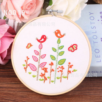 Embroidery Fabric DIY Material Package Thread Embroidery Simple Three-Dimensional European Style Suzhou Embroidery Cross Stitch European Embroidery