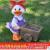 Cart duck planter resin crafts