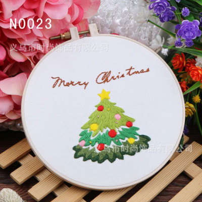 Embroidery DIY Handmade Kit Simple Thread Embroidery Embroidered European Fabric Creative Embroidery Material Package
