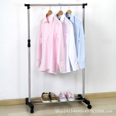 Hot style garment display rack rack floor to floor folding rack stainless steel thanks rack hanging