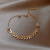 Pearl Wheat Leaf Bracelet Ins Special-Interest Design Girlfriends Student Sisters Bracelet Retractable Pull-out Bracelet