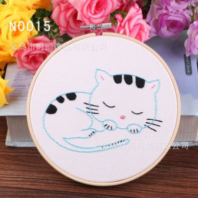 Handmade Creative DIY Kit Cloth Art Material Kit Three-Dimensional European Cross Stitch String Embroidery New Embroidery