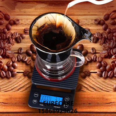 Wholesale   coffee electronic scale 0.1 electronic weighing kitchen roast 3KG electronic scale with timing coffee scale