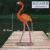 Spread wings flamingo garden resin FRP crafts to place pieces