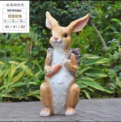 Welcome rabbit plexiglass crafts