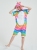 Cartoon animal one-piece pajamas summer style ultra-thin milk silk unicorn pajamas family dress