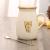Vignon cutie cat ceramic mug schoolgirl mug with lid scoop creative super cute family breakfast milk water mug