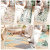 Simple Nordic hand woven tassel cotton floor mat ins long family bedroom non-slip bedside carpet mat