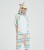 Cartoon animal one-piece pajamas summer style ultra-thin milk silk unicorn pajamas family dress