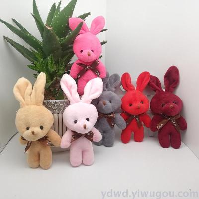 Plush toy pendant jointed bear cartoon rabbit pendant accessories wedding gift doll