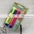 Highlighter pen combination set double bubble shell packaging candy color light color marker pen color smiley face