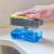 Slingifts Soap Dispenser Sponge Caddy 2 in 1 Manual Press Liquid Soap Dispenser Pump Sponge Caddy Storage for Kitchen