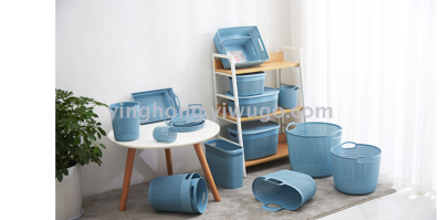 Imitative rattan series storage basket storage box table top storage box rattan basket storage box storage box