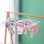 Multi-functional clothes hanger with multi-clip household windproof underwear baby socks clothing plastic folding cool clothes hanger