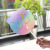 Laser Reflective Fan Cartoon Multiple Mixed Fan Crystal Handle Cartoon Fan Two Yuan Shop Hot Sale