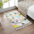 Tassel knot printing floor mat cloth art cotton thread braid floor mat pad feel feel small modern simple bedside carpet