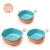 G16 New Nordic Double Layer Vegetable Washing Basket Plastic Dewatering Screen Basin Kitchen Fruit Storage Basket Drain Fruit and Vegetable Basket