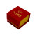 Red flannel box jewelry box ring necklace box bracelet locket box jewelry box custom LOGO packaging box