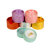 Bowknot round paper box Bowknot jewelry box ring box stud box a variety of colors selected by the manufacturer