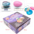 120G Slim Slim Plasticine Sand Skin Glue Sky Color Colorful Pearlescent Mixed Color Egg Storage Box Toy