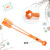 625 plastic massage chuiping plastic chuiping manual tapping the back massage stick massage double - sided chuiping manufacturers direct shot gifts
