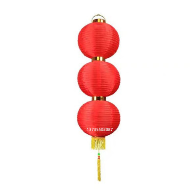 3 string lantern manufacturers direct red festive round  wholesale custom logo waterproof outdoor silk