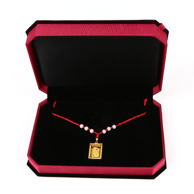 Jujube red anise velvet necklace jewelry box pendant accessories packaging box bracelet gift box wholesale
