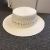 20 spring and summer new white web celebrity with the same letters of the name yuan wind flat hat straw straw French retro shade vacation