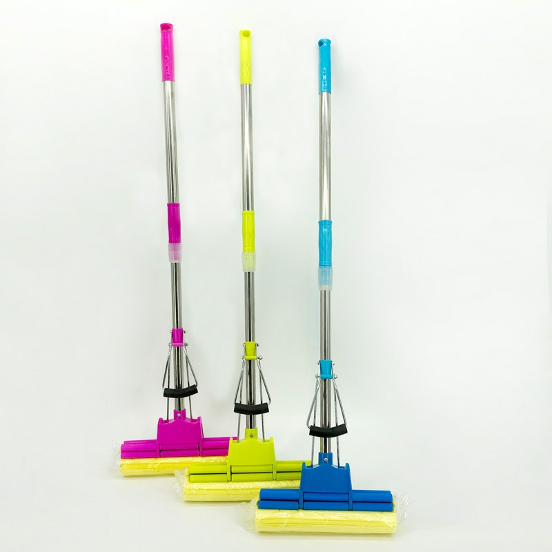 海绵拖把家用免清洗不锈钢吸水拖把套装赖人神器。