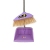 High - end soft wool broom sweeping pan household utensils lazy combination of plastic stainless steel broom set