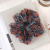 Spring and Summer New Korean Internet Celebrity Thin Oversized Organza Oil Painting Style Floral Large Intestine Ring Girls' Hair Accessories Hair Ring