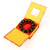Custom red gold flower box bracelet box necklace box ring box jewelry locket spot