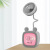 Student New Exotic TV Children Desktop Folding Fan Strong Wind Mute Cartoon Mini Light Fan