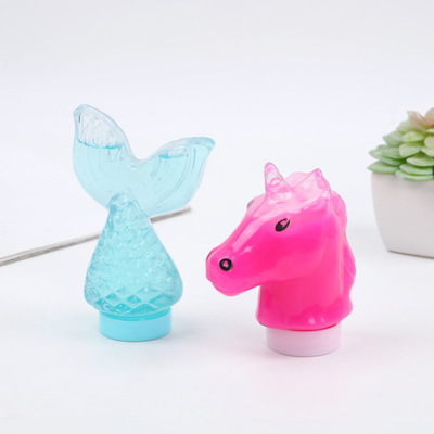 Hot-Selling Unicorn Fish Tail Sand Skin Glue Non-Stick Hand Plasticine Children's Toy Crystal Mud