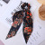 Spring fairy girls with retro floral dovetail ring hair rope French colonic ring cloth art the head rope Korean hair ornaments