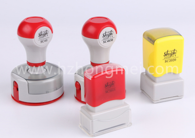 SC flash stamp with 4mm rubber