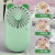 Beauty Mirror Little Fan USB Charging with Light Girls Shopping Travel Portable Portable Students Cute Deer