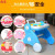 Children's multi-functional walker baby walker with music and light tray baby buggy four-wheel toy car
