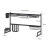 New product: stainless steel drain storage tapping and finishing rack, bowl, vegetable basket, towel, towel rack, kitchenware rack