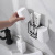 The Metal creative toothbrush holder, suction wall bathroom traceless bathroom wall toothpaste rack bathroom rack manufacturers
