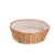 Split Storage Basket Wicker Fruit Basket Woven Value Bread Bamboo Basket Fruit Plate Storage Basket Living Room Fruit Basket