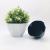 Y126 geometric six-sided bowl plastic flowerpot miamine flowerpot imitation porcelain flowerpot